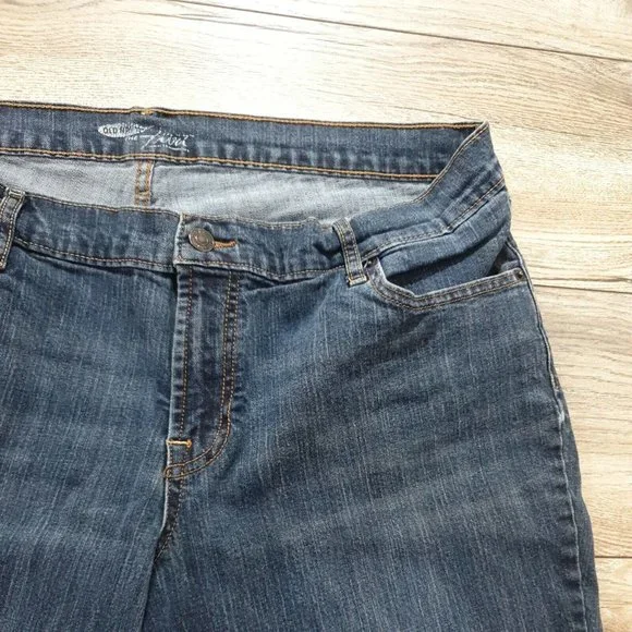 Old Navy Diva Womens Jeans Size 16 Boot Cut Stretch Denim Blue Casual Casual - Picture 5 of 12